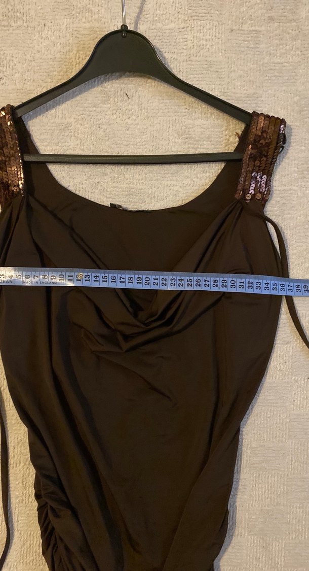 Kahverengi Drapeli Midi Gotik Atlet - Görsel 3