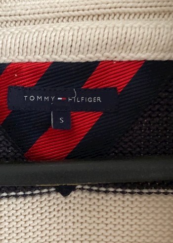 m Beden beyaz Renk Çizgili Triko Tommy Hilfiger Kadın Hırka