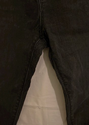 Gri Regular Fit Midi Kadın Kot Pantolon - Görsel 3