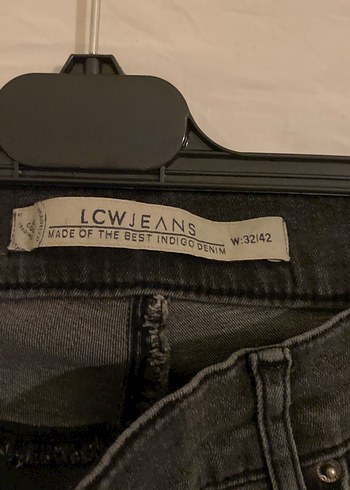 Gri Regular Fit Midi Kadın Kot Pantolon - Görsel 2