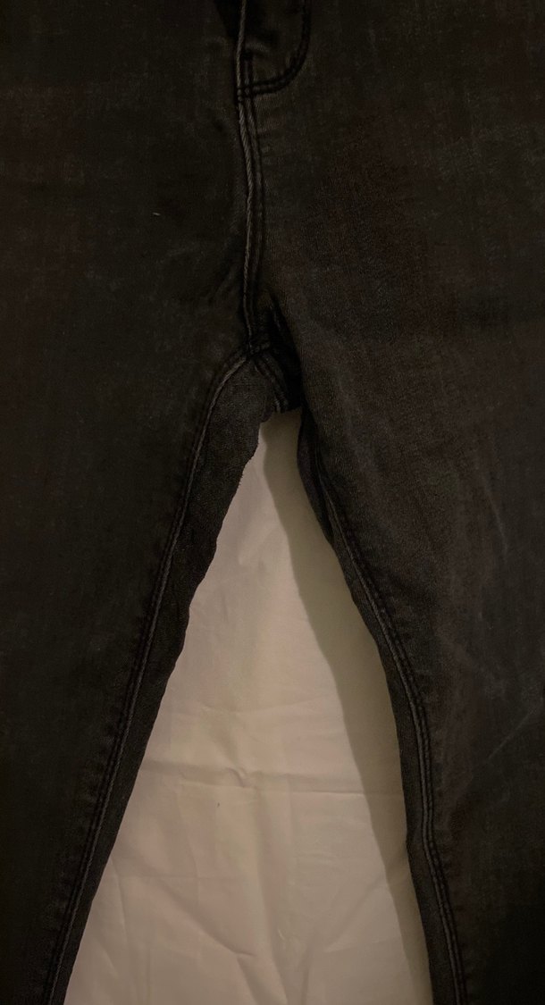 Gri Regular Fit Midi Kadın Kot Pantolon - Görsel 3