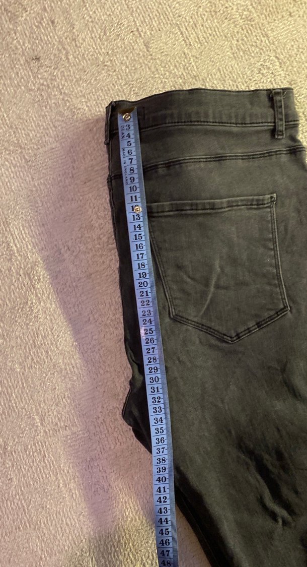 Gri Regular Fit Midi Kadın Kot Pantolon - Görsel 5