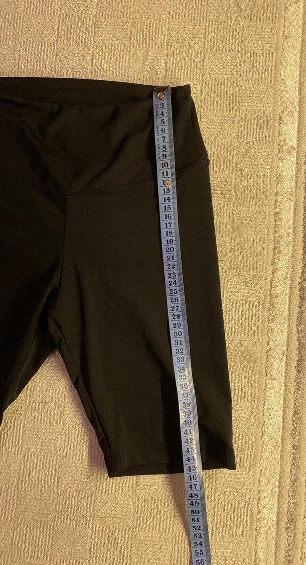 Siyah Spor Kısa Tayt - Görsel 3