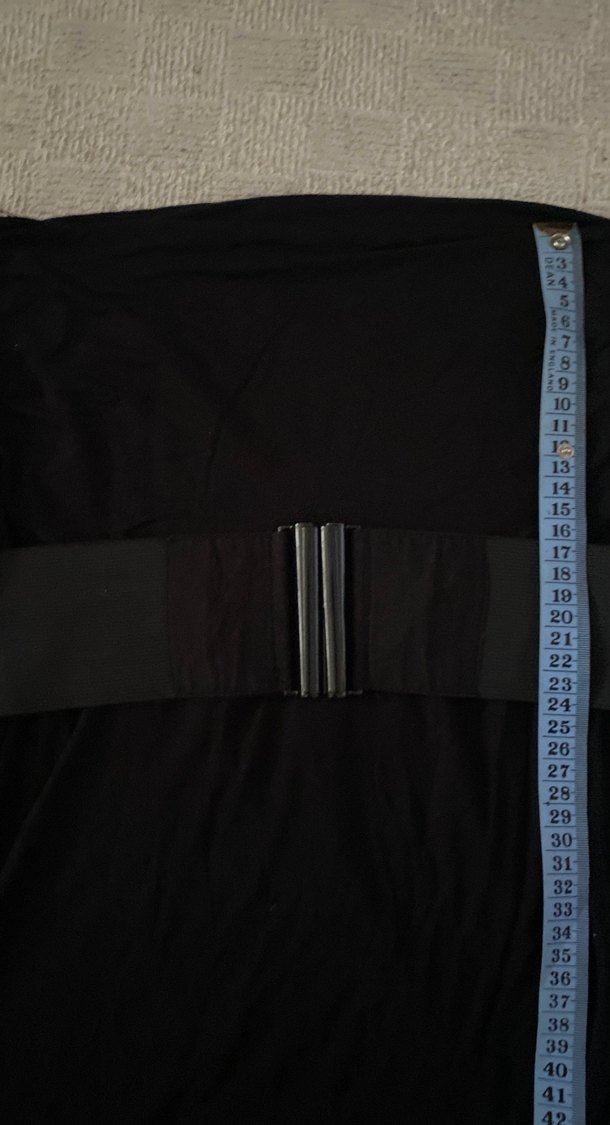 Siyah Kemerli Kadın Straplez Bluz - Görsel 4