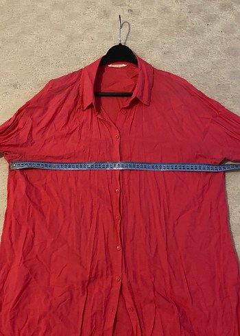 Pembe Kadın Keten Gömlek - Görsel 2