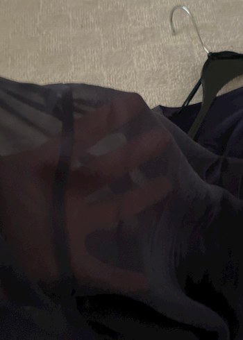 Gri Uzun Kollu Salaş Bluz - Görsel 5