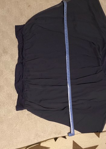 Gri Uzun Kollu Salaş Bluz - Görsel 6