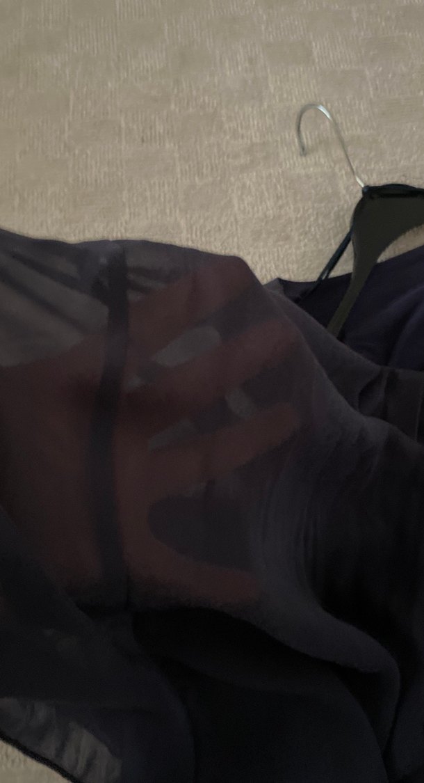 Gri Uzun Kollu Salaş Bluz - Görsel 5