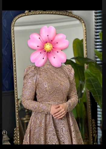 Tesettür abiye söz nişan elbisesi / nişanlık - Görsel 2