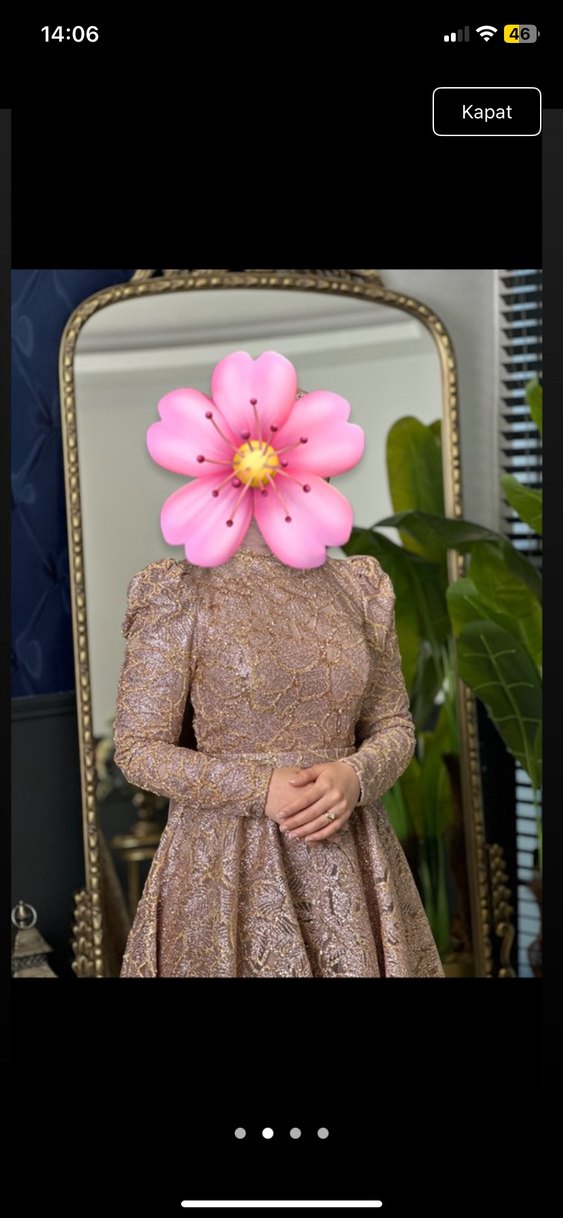 Tesettür abiye söz nişan elbisesi / nişanlık - Görsel 2