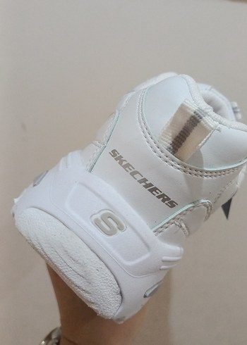 Skechers Skechers D'lites Beyaz Kadın Spor Ayakkabı Stiletto Topuklu