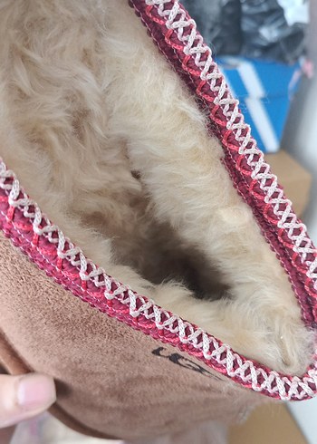 38 Beden UGG Tazz slipper Kadın Kahverengi Süet Dolgu Topuk Terlik