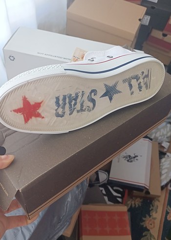 36 Beden Converse Beyaz Kadın Spor Ayakkabı
