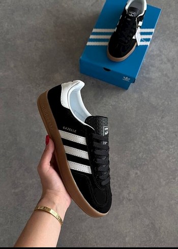 Adidas Adidas Siyah Beyaz Desenli Spor Ayakkabı