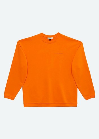 Les Benjamins Turuncu Kadın Basic Sweatshirt
