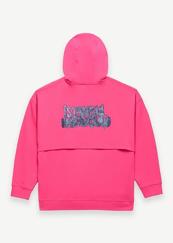 Les Benjamins Les Benjamins Pembe Kapüşonlu Sweatshirt