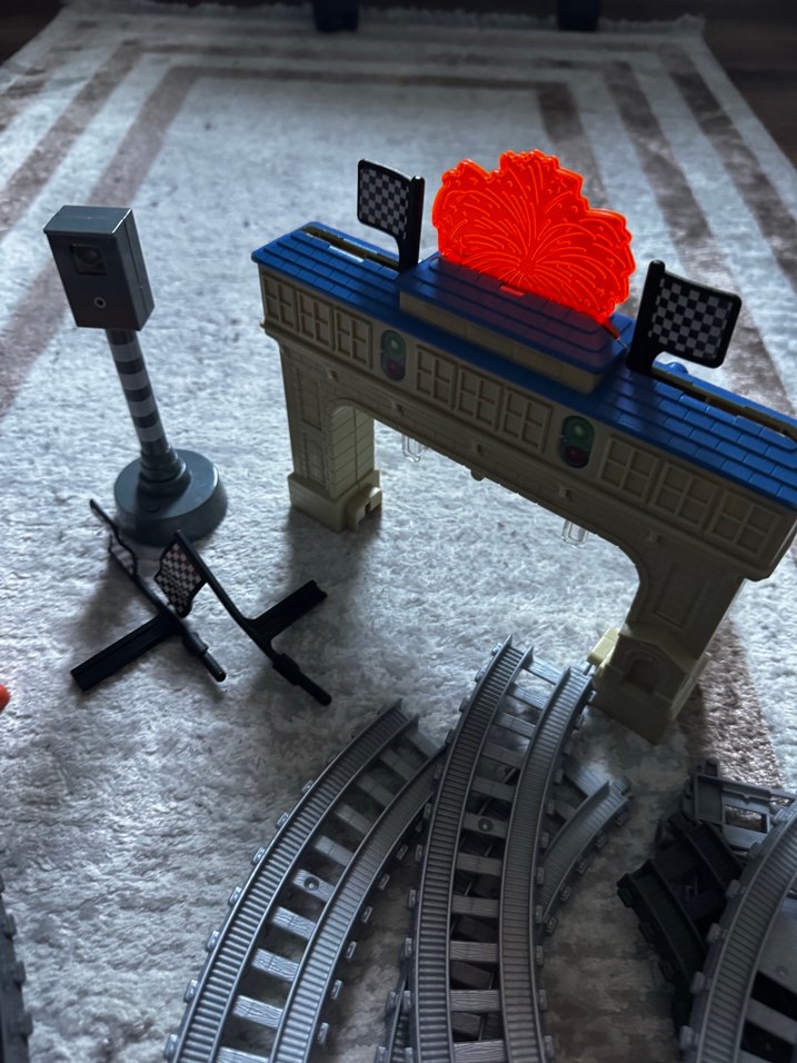 Çok Renkli Oyuncak Tren Seti - Görsel 4