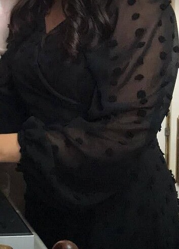 Diğer Siyah midi boy elbise