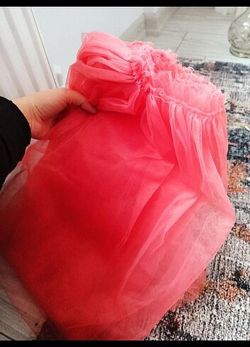 Nar Çiçeği Mini Abiye - Görsel 2