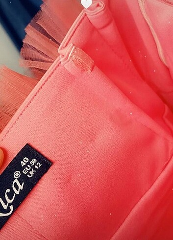 Nar Çiçeği Mini Abiye - Görsel 4