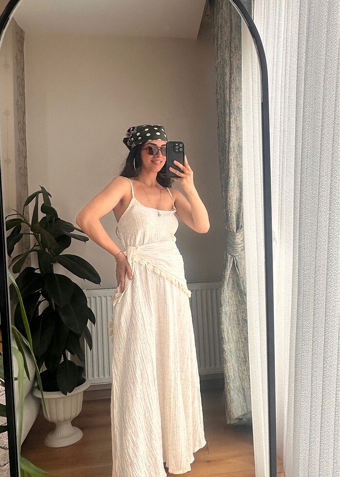 Askılı elbise - Görsel 5