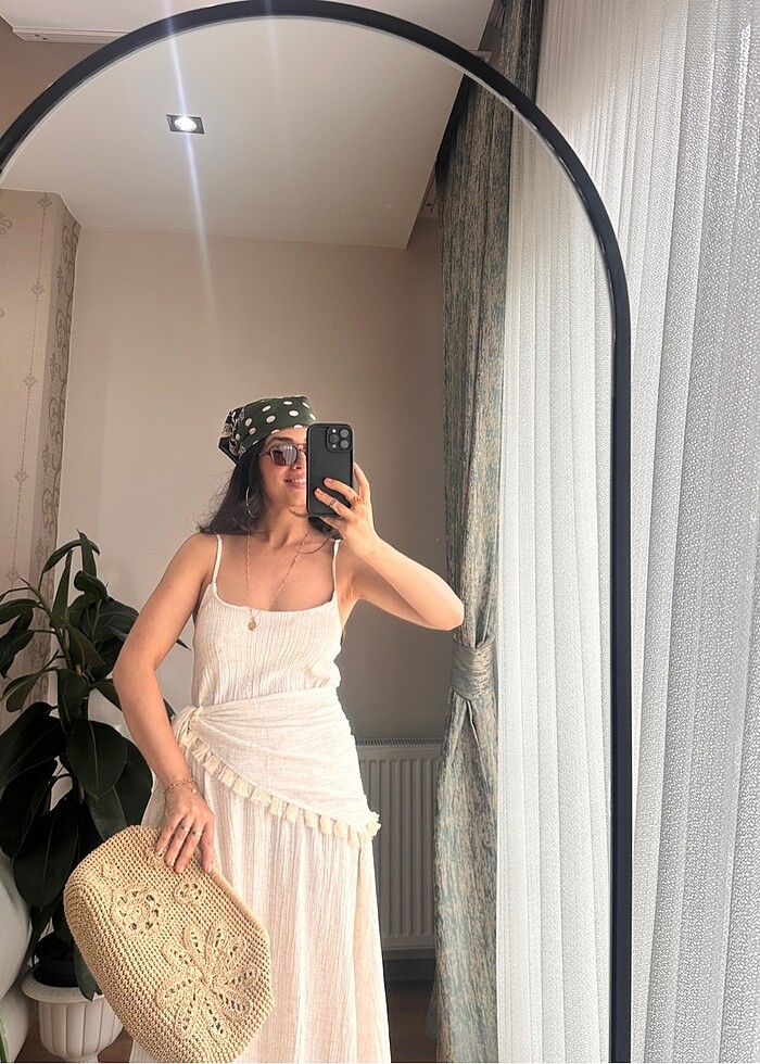 Askılı elbise - Görsel 3