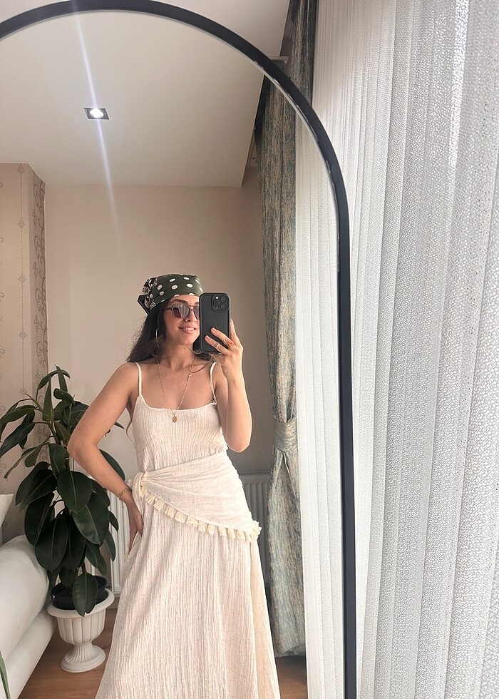 Askılı elbise - Görsel 4