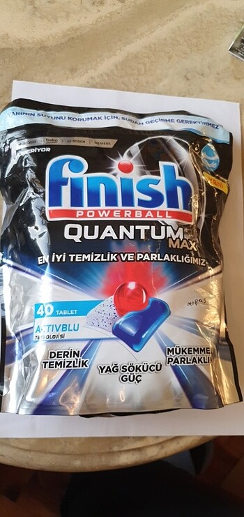 Finish quantum max 40 adet 