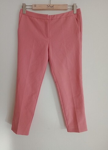 40 Beden pembe Renk Koton pantolon