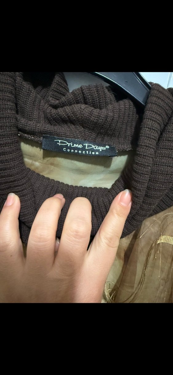 Uzun Kollu Kadın tül tunik - Görsel 3