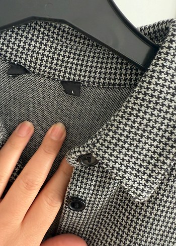 Gri Uzun Düğmeli Kadın Elbise - Görsel 4