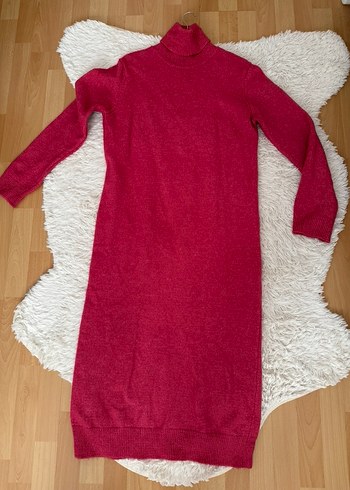 Balıkçı Yaka Triko Elbise - Görsel 4