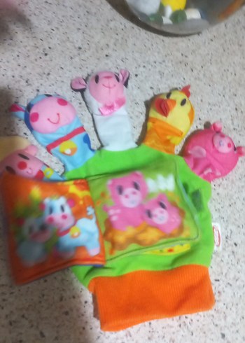 Renkli Hayvan Figürlü Parmak Kuklası playskool - Görsel 3