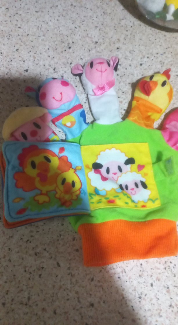 Renkli Hayvan Figürlü Parmak Kuklası playskool - Görsel 5