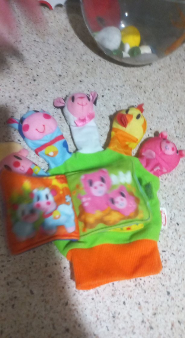 Renkli Hayvan Figürlü Parmak Kuklası playskool - Görsel 3