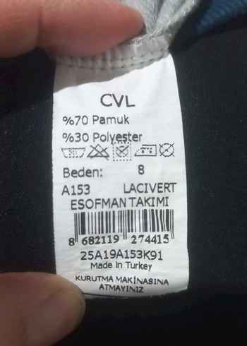 Gri Baskılı Erkek Sweatshirt - Görsel 4