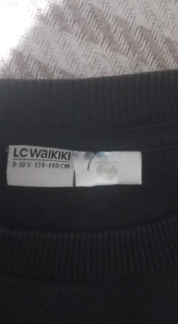 Batman Baskılı Siyah Erkek Sweatshirt - Görsel 4