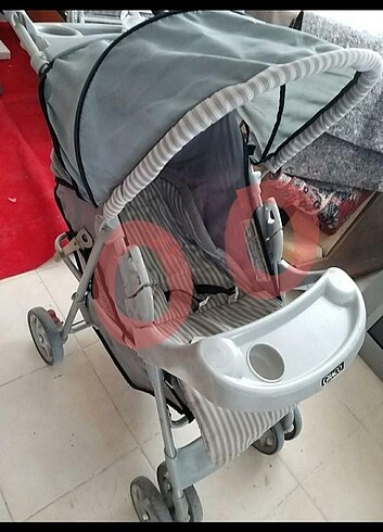 9- 36 kg Beden gri Renk Bebek arabası