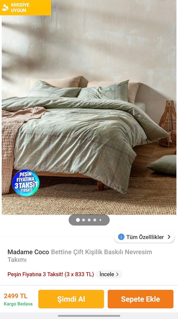 çift kişilik nevresim takımı - Görsel 5