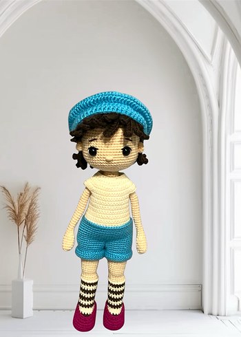  Beden Renk Amigurumi Trabzonsporlu taraftar Bebek