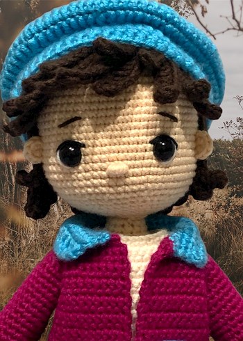  Beden Amigurumi Trabzonsporlu taraftar Bebek