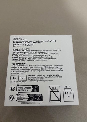 Kablosuz Siyah Kulaklık - Görsel 3