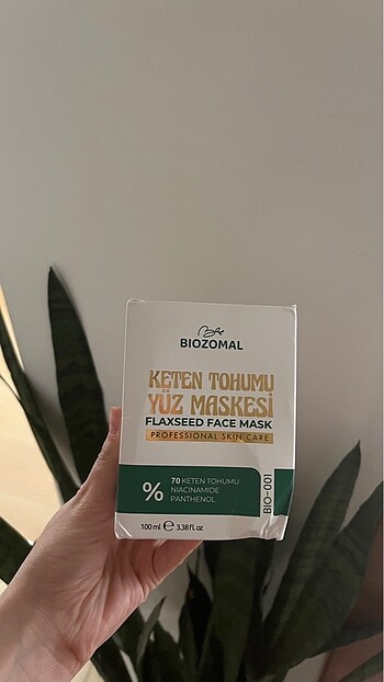 Keten tohumu maske - Görsel 2