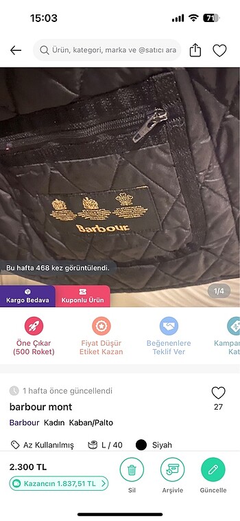 Barbour Mont