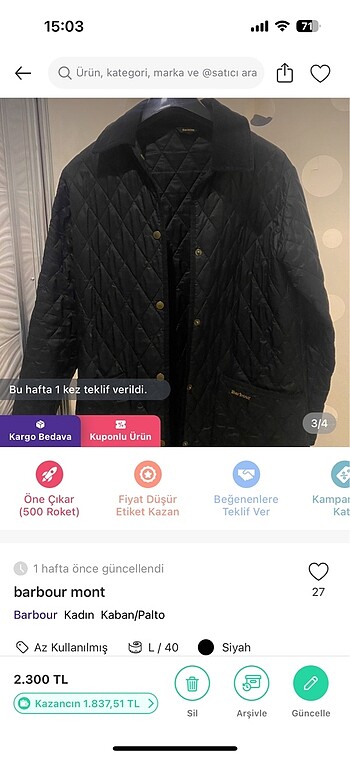 l Beden Barbour Mont