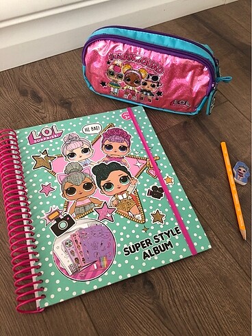Lol kalem kutusu ve defter seti