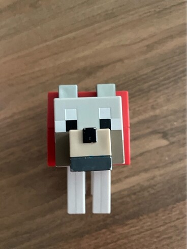  Minecraft wolf figür.