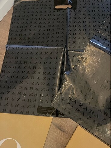 Zara kâğıt poşet(6 adet) - Görsel 2