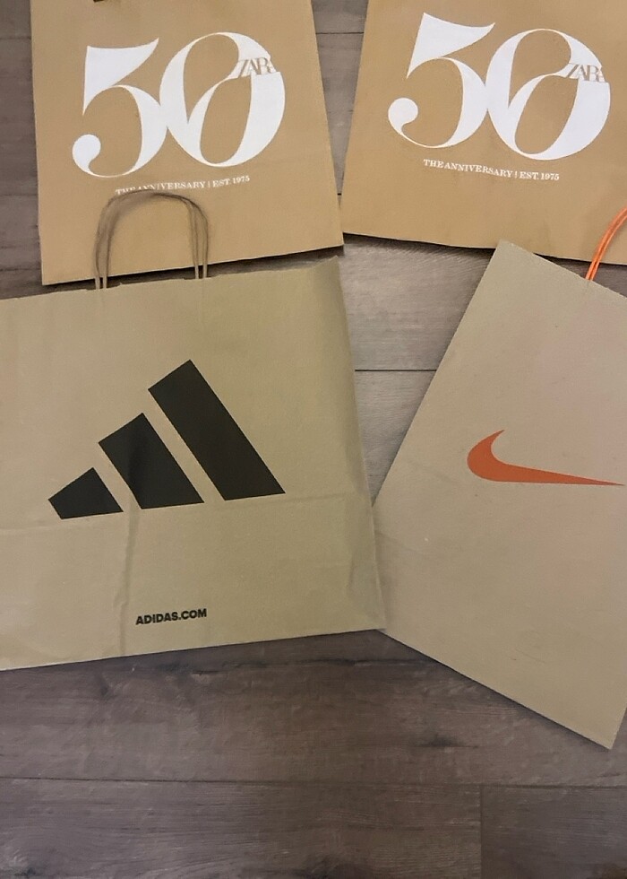 Zara kâğıt poşet(6 adet) - Görsel 4