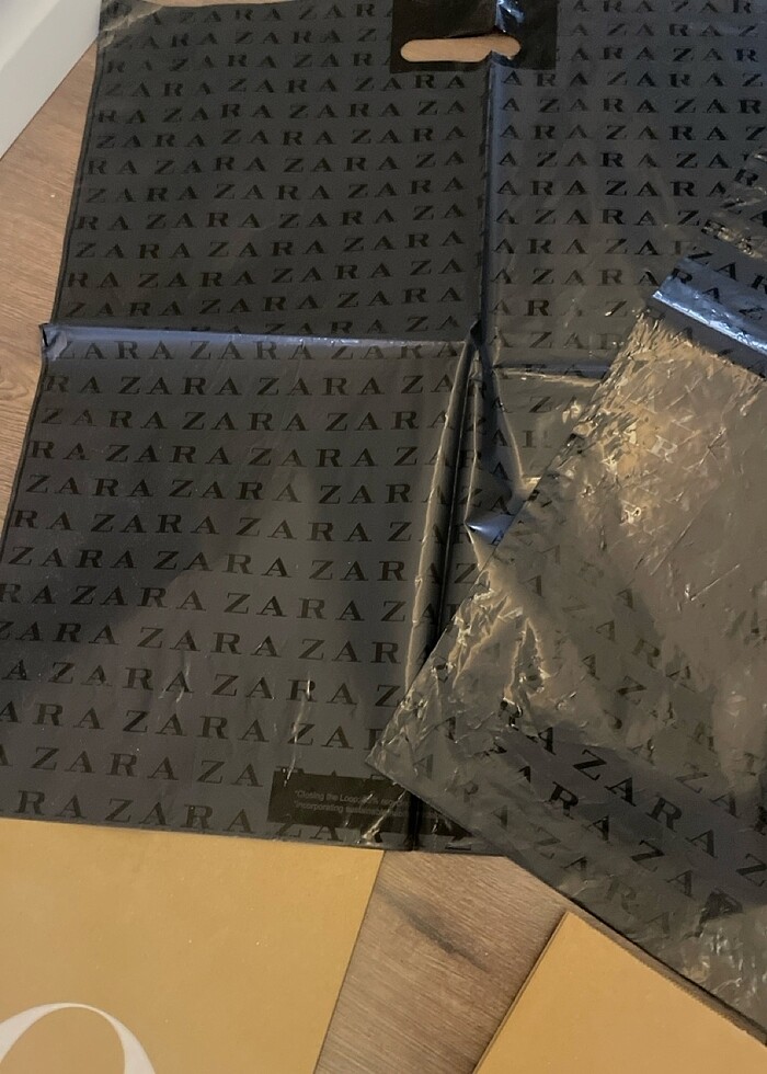 Zara kâğıt poşet(6 adet) - Görsel 2